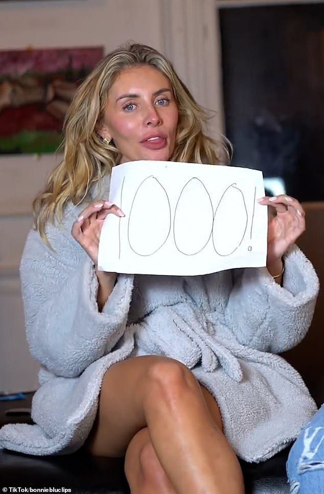 The 25-year-old became a household name after bedding over 1,000 men in 12 hours