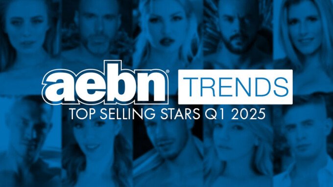 Cherry Kiss, Jordan Starr Top AEBN for Q1 of 2025