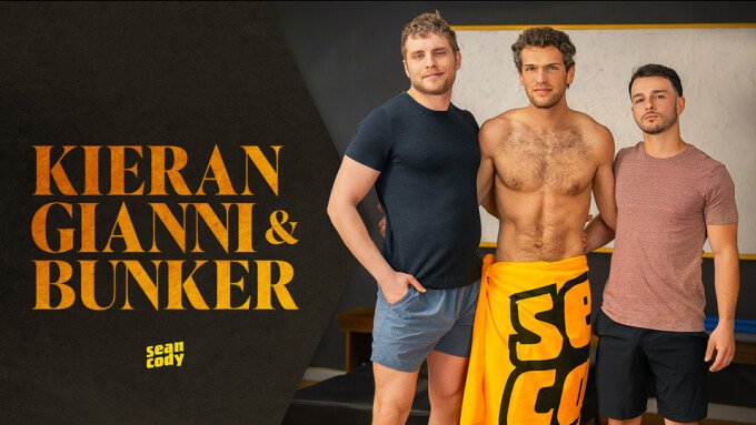 Kieran, Gianni Amaro & Bunker Front Latest From Sean Cody