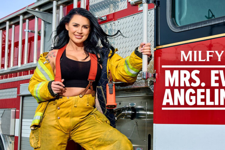 Eva Angelina Makes MILFY Debut in Scorching-Hot New Gangbang